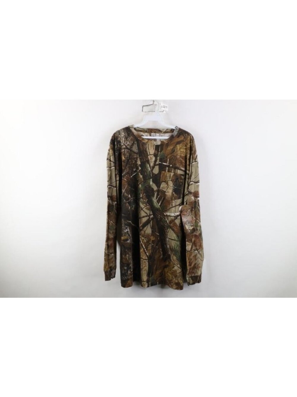 Deadstock Vintage Y2K Streetwear Mens XL Realtree Camouflage Long Sleeve T-Shirt
